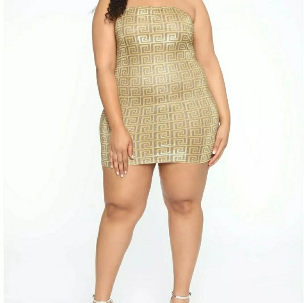 NWT Craze In A Maze Mini Dress Fashion Nova Curve